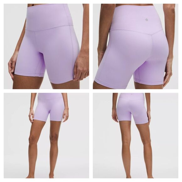 lululemon Align High Rise Short 6 in. Lavender Frost Women's Size 14 Summer 2025 - Picture 1 of 8